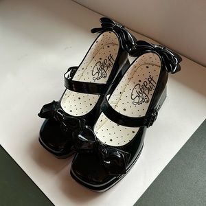 SheepPuff Lolita shoes 6cm heels with bows, Kawaii!